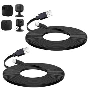 50FT Power Cable Only work for Blink Outdoor 4(4th Gen),Blink Mini2,Blink Outdoor 2K+,Flat Type C Extension Cable Continuously Charging Your Blink Cam,Long USB C Cable (Not Micro USB Adapter) in Saudi Arabia