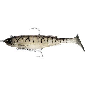 Nomad Design Live Ops Maniax Rigged Swimbait 8" Paddle Tail Soft Bait, Slow-Speed & High Action Made with Durable Titan-RX Elastomer & Twin BKK Hooks for Striped Bass, Snook, Tarpon in Saudi Arabia