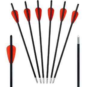 BALLISTA 12.8 in Carbon Mini Crossbow Bolts, 6 Pack, 140 Grain Steel Tips in Saudi Arabia