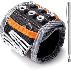 HORUSDY Magnetic Wristband, Stocking Stuffers, Gifts for Men, Premium Tool Belt for Holding Screws Nails Drill Bits with Powerful Magnets, Cool Gadgets, DIY, Valentine’s Day, for Dad in Kuwait