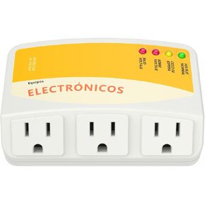 Refrigerator Surge Protector, Malictele Single Outlet Voltage Protector Home Appliances 120V 10A Voltage Brownouts Plug Outlet for Fridge TV Air Conditioners Surge Protector -1 Pack in Kuwait