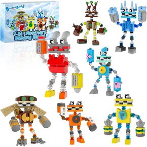 7-in-1 Singing Monsters Building Blocks, 7 Packs My Music Game Monster Friends Building Set, Game Action Figure Building Toys for Boys and Girls Adults, 639 PCS in Saudi Arabia