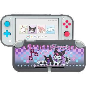 غطاء حماية Kuitmor لجهاز Switch Lite، غطاء حماية نحيف من Kawaii Cartoon قابل للإرساء متوافق مع Nintendo Switch Lite، غطاء بتصميم مضاد للخدش وممتص للصدمات (Kuromi) in Saudi Arabia