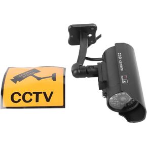 Dummy Fake Security Camera with Red Flashing Lights, Simulated CCTV Surveillance System for Indoor Outdoor Use, Effective Visual Deterrent for Home, Shop, Office Security in Saudi Arabia