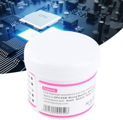 Thermal Paste HY204 Thermal Compound Paste Thermal Conductivity 4.0W m k Compound Silicone Grease for CPU Heatsink (100g) in Saudi Arabia
