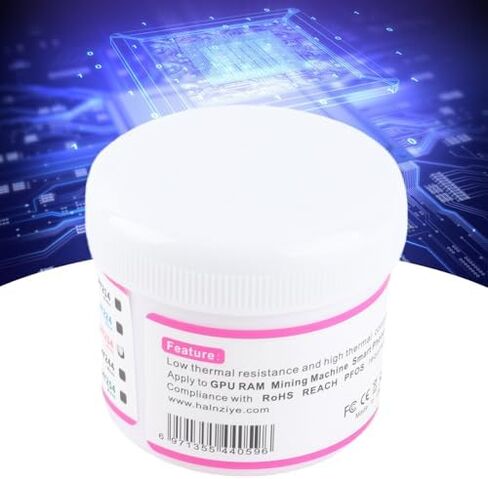 Thermal Paste HY204 Thermal Compound Paste Thermal Conductivity 4.0W m k Compound Silicone Grease for CPU Heatsink (100g) in Saudi Arabia