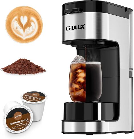 CHULUX SoloBrew Single Serve Coffee Maker for K Cup Pod with Ground Filter in Saudi Arabia