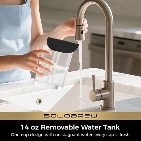 CHULUX SoloBrew Single Serve Coffee Maker for K Cup Pod with Ground Filter in Saudi Arabia