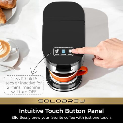 CHULUX SoloBrew Single Serve Coffee Maker for K Cup Pod with Ground Filter in Saudi Arabia