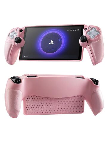 UYIYE Thin Fit Designed for PlayStation Portal Case, Full Protective Slim Case Cover Compatible with PS Portal -pink in Saudi Arabia