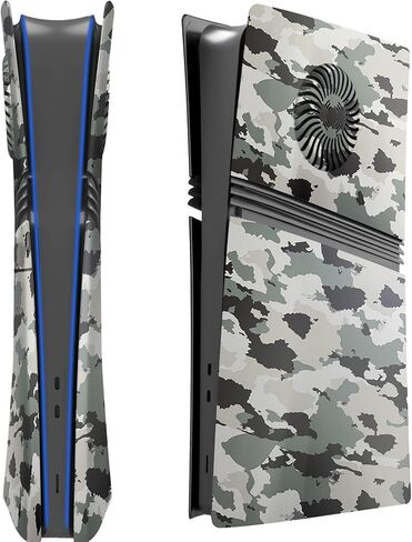 Cover Plates for PS5 Pro Digital Edition with Cooling Vent, PS5 Pro Faceplate ABS Hard Shockproof Anti-Scratch Dustproof Protective Plates, Replacement Side Shell Skin Case for PlayStation 5 Pro in Saudi Arabia