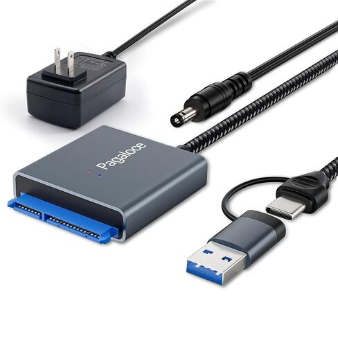SATA to USB Adapter 2-in-1, USB 3.0 & Type-C to SATA III in Saudi Arabia