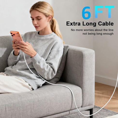 [Apple MFi Certified] iPhone 17 Charger Fast Charging, 40W USB C Charger in Saudi Arabia