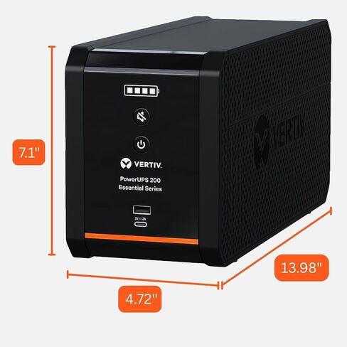 Vertiv Liebert PowerUPS 200 Essential PSA6E-1000LVT UPS 1000VA/530W USB C+A in Kuwait