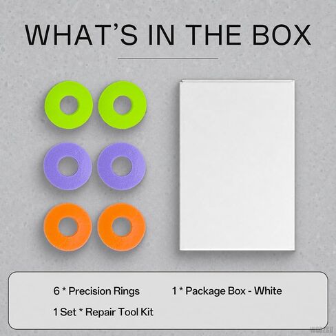 WCDZSU 6 PCS Precision Rings Kit for PS5/PS4 for Xbox One/Series Controller in Saudi Arabia