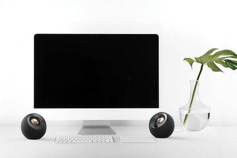 Creative Pebble V2, 2.0 USB Desktop Stereo Speakers for PC/Laptop, Black in Saudi Arabia