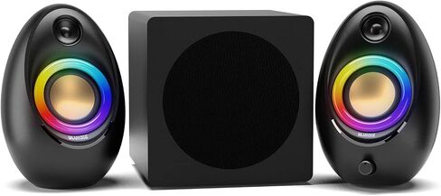 Bluedee Computer Speakers with Subwoofer, 2.1 PC Speakers, 80W Peak Power in Saudi Arabia