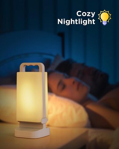 Solar Camping Lantern, Rechargeable Battery Powered Camping Light 6000mAh Up to 80HRS Lasting, Dimmable Night Lamp, Survival gear for Emergency, Power Outages, Outdoor, Indoor in Saudi Arabia