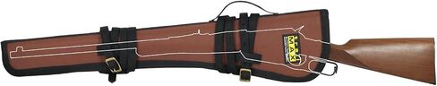 TrailMax Carbine Rifle Scabbard for Saddle or ATV/UTV | Fits Lever Action & Carbine Rifles Up to 24" Barrel | 600D Weather Resistant Shell with Foam Protection | Secure Brass Buckle Straps in Saudi Arabia