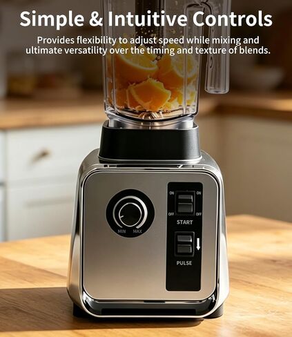 1500W Blender Kitchen with Variable Speed 68oz for Smoothies & Ice Crushing in Saudi Arabia