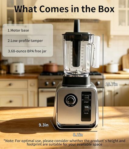 1500W Blender Kitchen with Variable Speed 68oz for Smoothies & Ice Crushing in Saudi Arabia