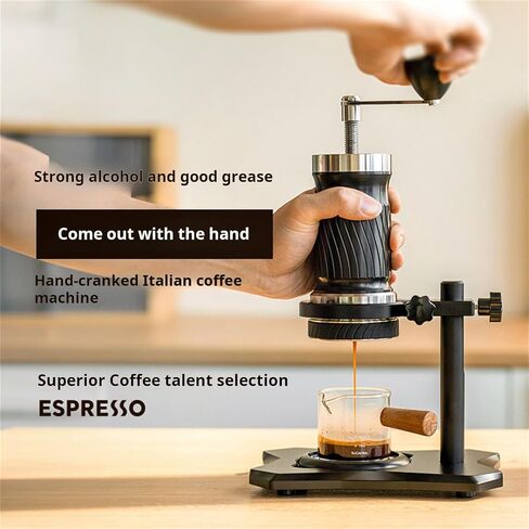 Lily Brown Hand Pressed Coffee Machine with Silicone Seal Easy for Outdoor Use Presentation Coffee Machine in Saudi Arabia