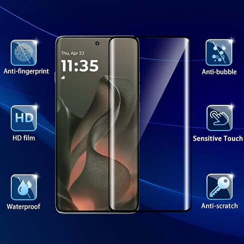 (3 عبوات) لواقي شاشة Motorola Edge 2025، زجاج مقسى عالي الدقة 9H [لمس ثلاثي الأبعاد] [خالي من الفقاعات] [مضاد للخدش] زجاج واقي شاشة لهاتف Motorola Edge 2025/60 Fusion /60 Pro in Kuwait