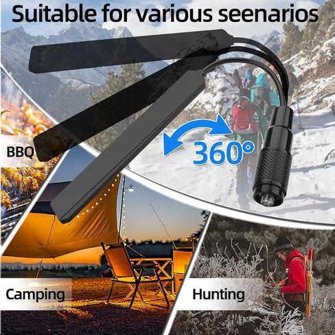 ABBREE Ham Radio Antenna Long Range SMA-Female VHF/UHF 144/430MHz Foldable Tactical Gooseneck Antenna Whip Compatible with UV-5R Mini DM32 BF-F8H PRO,5RM,K5PLUS,AR-152 Pro in Saudi Arabia
