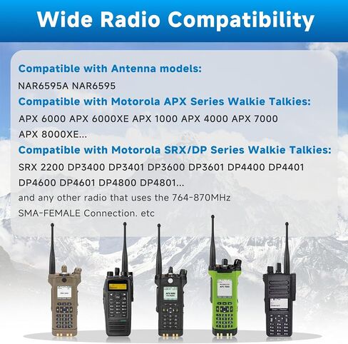 APX 6000 Antenna Replacement for Motorola APX4000/8000 764–870MHz GPS 2PCS in Saudi Arabia