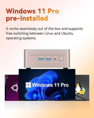 GEEKOM A5 2026 Mini PC, AMD Ryzen 5 7430U, 16GB RAM 1TB SSD Desktop in Saudi Arabia