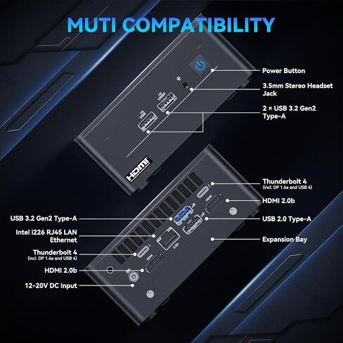 كمبيوتر مكتبي صغير ASUS NUC 12 Pro وIntel NUC 12 Pro i7 وذاكرة وصول عشوائي سعة 32 جيجابايت ومحرك أقراص SSD سعة 1 تيرابايت in Kuwait