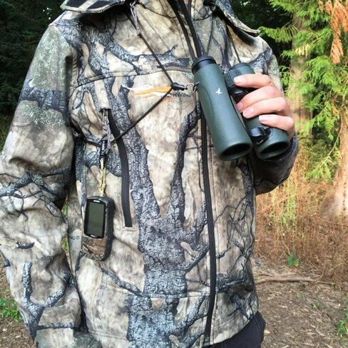 Rick Young Outdoors Dual Attachment Binocular Harness Connector for Rangefinder – Lightweight, Durable, Made in USA, Perfect for Hunting in Kuwait