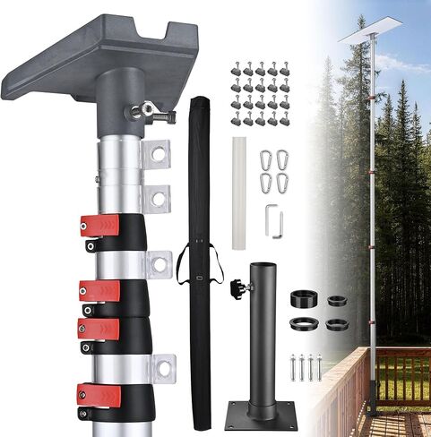 Yescom EZ GO Starlink Gen 3 Ground Pole Mount Kit with Pipe Adapter 14FT in Saudi Arabia