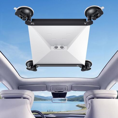 لحامل Starlink Mini Mount، لحامل Starlink Mini Suction Cup لنافذة فتحة سقف السيارة، قاعدة فراغ قوية، إشارة مستقرة، تركيب خالي من الأدوات، لملحقات Starlink Mini للسيارات والمركبات الترفيهية والقوارب، أسود in Kuwait