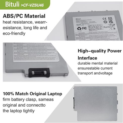 FZ-VZSU84U FZ-VZSU84AU Laptop Battery Replacement for Panasonic Toughpad FZ-G1 Series FZ-G1AABDXER FZ-VZSU84A2K FZ-VZSU84A2R FZ-VZSU84A2U FZ-VZSU84AK FZ-VZSU84AR FZ-VZSU84K FZ-VZSU89U in Saudi Arabia