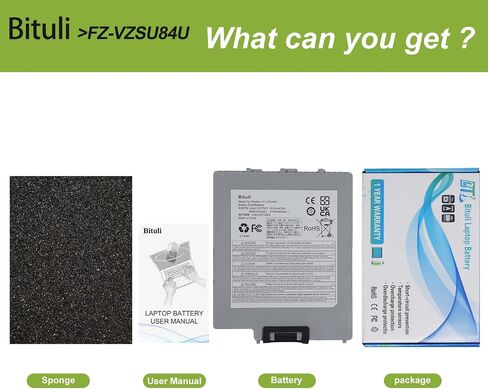 FZ-VZSU84U FZ-VZSU84AU Laptop Battery Replacement for Panasonic Toughpad FZ-G1 Series FZ-G1AABDXER FZ-VZSU84A2K FZ-VZSU84A2R FZ-VZSU84A2U FZ-VZSU84AK FZ-VZSU84AR FZ-VZSU84K FZ-VZSU89U in Saudi Arabia