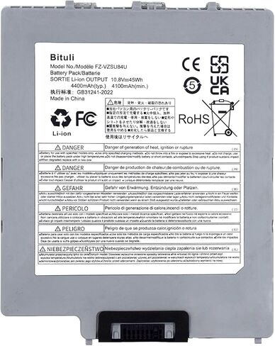 FZ-VZSU84U FZ-VZSU84AU Laptop Battery Replacement for Panasonic Toughpad FZ-G1 Series FZ-G1AABDXER FZ-VZSU84A2K FZ-VZSU84A2R FZ-VZSU84A2U FZ-VZSU84AK FZ-VZSU84AR FZ-VZSU84K FZ-VZSU89U in Saudi Arabia