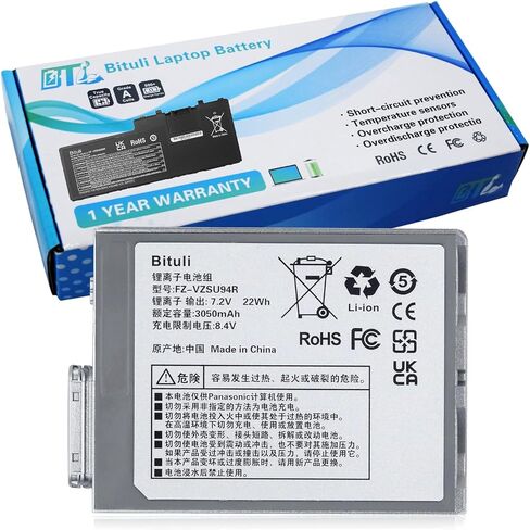 FZ-VZSU84U FZ-VZSU84AU Laptop Battery Replacement for Panasonic Toughpad FZ-G1 Series FZ-G1AABDXER FZ-VZSU84A2K FZ-VZSU84A2R FZ-VZSU84A2U FZ-VZSU84AK FZ-VZSU84AR FZ-VZSU84K FZ-VZSU89U in Saudi Arabia