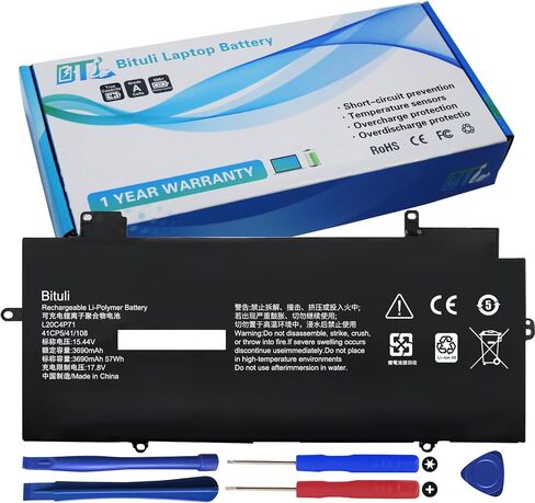 L20M4P71 Laptop Battery Compatible with Lenovo ThinkPad X1 Carbon 9th 10th Gen X1 Yoga 6th 7th Gen 2021 Series L20C4P71 L20D4P71 L20L4P71 SB10T83217 SB10T83216 SB10T83218 SB10T83215 in Saudi Arabia