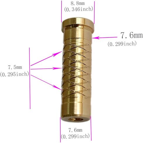 100 سهم نحاسي محبب إدراج 8-32 خيط لـ .299 مهاوي 12 حزمة in Kuwait
