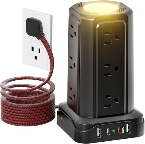 PASSUS Power Strips with Surge Protection with USB C Ports in Kuwait