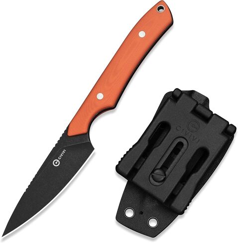 CIVIVI Hunting Fixed Blade Knife with Sheath, 2.93" 14C28N Blade C25084-1 in Saudi Arabia