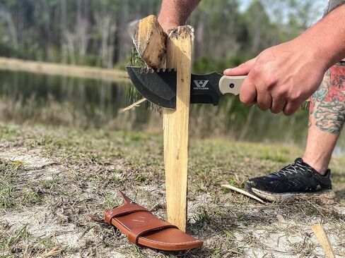 WEYLAND Bushcraft Tracker Knife, Full Tang Fixed Blade with Scout Sheath in Saudi Arabia