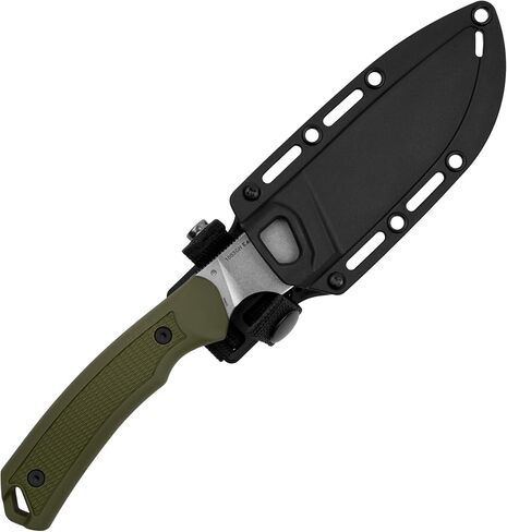 Kershaw Deschutes Skinner Gut Hook Fixed Blade Knife, Olive in Saudi Arabia
