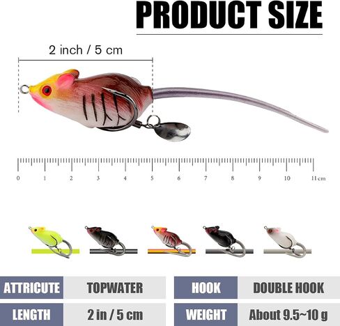Fishing Topwater Lures Frog Swimbaits Soft Silicone Plastics Bionic Floating Baits Weedless Design for Bass Trout Crappie Flounder Saltwater Freshwater Kit in Kuwait