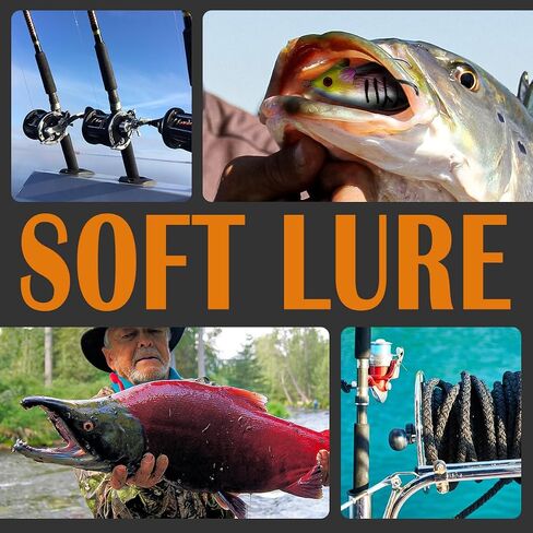 Fishing Topwater Lures Frog Swimbaits Soft Silicone Plastics Bionic Floating Baits Weedless Design for Bass Trout Crappie Flounder Saltwater Freshwater Kit in Kuwait