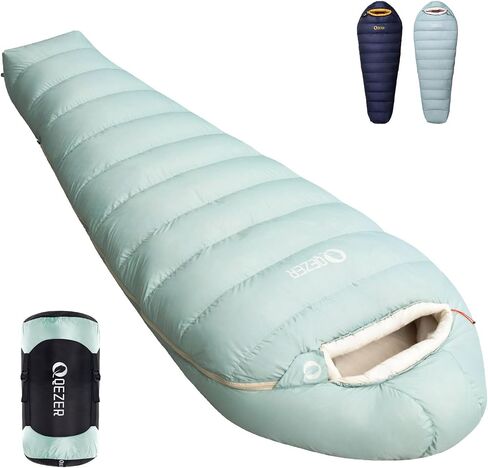 Down Mummy Sleeping Bag for Adults, Ultralight Backpacking in Kuwait