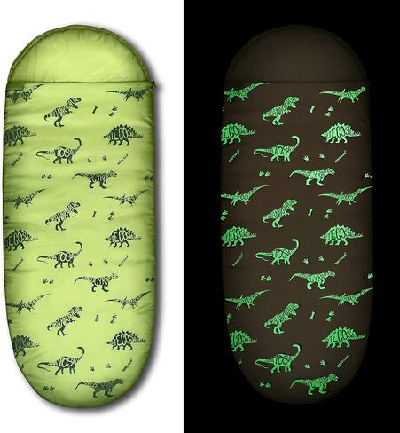 Dinosaur Unicorn Camping Sleeping Bags for Kids, Boys Girls 4T-10T in Kuwait