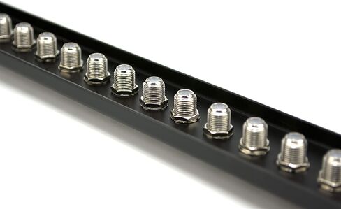 16 Port Fully Loaded F-Type Coaxial Patch Panel - 1U in Saudi Arabia