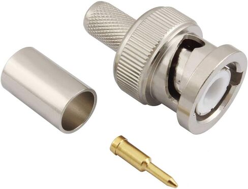 BNC Male Q9 Plug Crimp for RG8X RG-8X Mini-RG8 LMR240 Coax Cable in Saudi Arabia